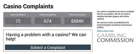 national casino complaints